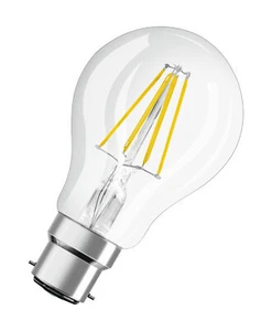 OSRAM LED Glühbirne Filament B22d 7W 60W warmweiß Bajonettfassung - Picture 1 of 3