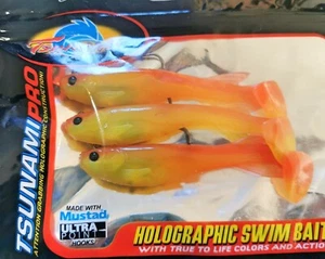 Soft Plastic Vibe Lures Poddy Mullet Flathead Jig Heads Barra Fishing Tackle ` - Picture 1 of 1