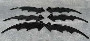 LEGO LOT Of 6 BLACK BATMAN BATMOBILE WINGS #55706 #57487 Used - Picture 1 of 2
