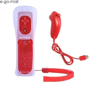 Built-in Motion Plus Wii Remote & Nunchuck Controller for Nintendo Wii Wii U - Picture 1 of 202