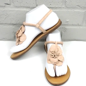 Carlos Santana Womens Sandals Suede Leather Rose Pink Gold Sling Size 6M - Picture 1 of 9