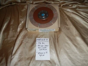 NOS VINTAGE TILTON 7 1/4 dia CLUTCH DISC 64185-0-B-12    14 SPLINE X 25mm - Picture 1 of 7