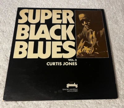 CURTIS JONES: "Super Black Blues Vol. 2": FRANCE GOODY 10.007: PIANO BLUES LP - Image 1 of 4