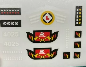 Pegatinas de repuesto personalizadas para bote de bomberos 4025 - Imagen 1 de 2