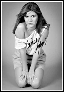 Carrie Fisher, Autographed, Pure Cotton Canvas Image. Limited Edition (CF-15)  - Picture 1 of 1