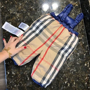 3-6 Monate authentisch Burberry Baby Junge gefütterte Hose Pants Overall Kind Jacke - Bild 1 von 11