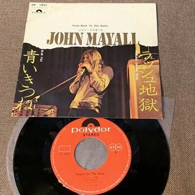 JOHN MAYALL Prisons On The Road / Blue Fox JAPAN 7" SINGLE DP-1801 Eric Clapton - Image 1 of 4