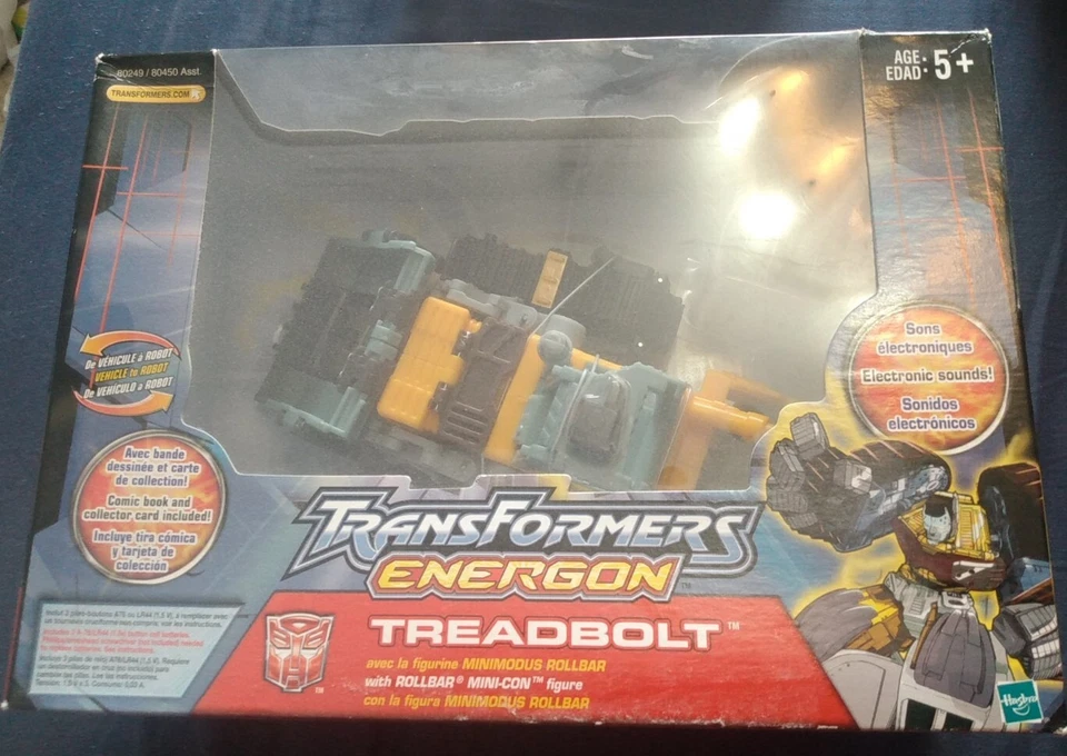 Transformers Energon Treadbolt with Rollbar 2003 MISB Hasbro - Image 1 of 1