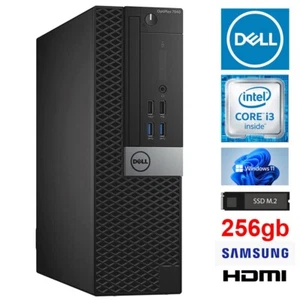 Pc Dell Optiplex 7040 SFF Intel i3-6100 ram 4gb SSD M.2 256gb Samsung Windows11 - Foto 1 di 3