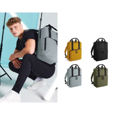 Bagbase BagBase recycelt Twin Handle Cooler Rucksack BG287 - Travel Sports Colle - Bild 1 von 4