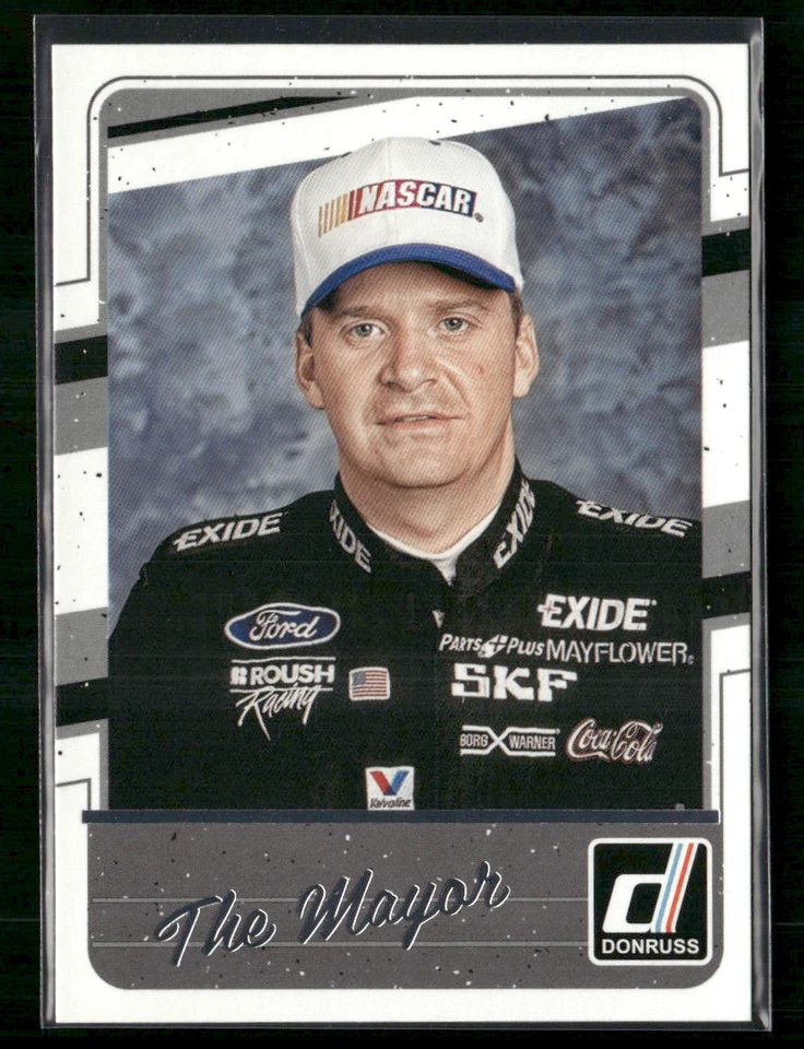 Jeff Burton 2017 Donruss Variation The Mayor #186 - Image 1 of 2