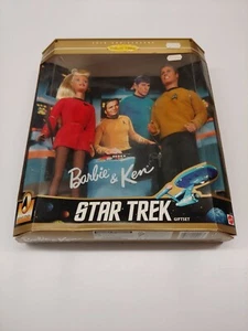 EDICIÓN COLECCIONISTA Star Trek Barbie & Ken Set de Regalo 30 Aniversario - 1996 Mattel - Imagen 1 de 4