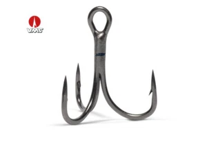 ANCORETTE VMC 7554 BN 1X SIZE 1/0 BLACK NICKEL 2X STRONG LUCCIO CONF 5 PZ - Foto 1 di 2