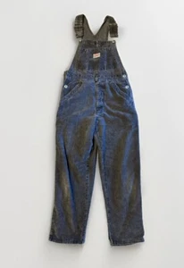 Vintage Ikeda Canada Corduroy Carpenter Bib Overalls 5112x Size Small Gray - Picture 1 of 10