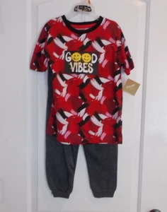 LR Scoop Boy's Size 7 Knit And Soft Fleece 2-Piece Outfit - Picture 1 of 5