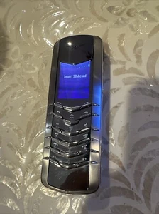 Vertu Signature M Edelstahl schwarz Keramik Leder Global GSM 2G ANGEBOT SENDEN - Bild 1 von 8