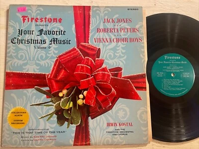 Firestone Presents Your Favorite Christmas Music Volume 6 пластинка стерео праздничная очень хорошее состояние - - Изображение 1 из 4