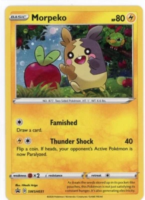 Morpeko SWSH031 SWSH: Sword & Shield Promo Cards Holo - Image 1 of 2