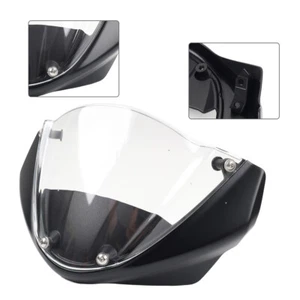 Matte Black Windshield Front Sport Fairing For Ducati Monster 696 795 796 M1100 - Picture 1 of 12