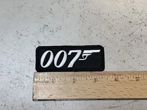 CUSTOM MADE Embroidered 007 Iron On and/or Sew On Patch - Picture 1 of 1