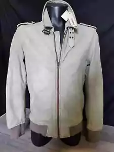 NEW DIESEL Lacco Leather Jacket SHEEP LEATHER 100% AUTHENTIC Medium RRP £730 - Picture 1 of 10