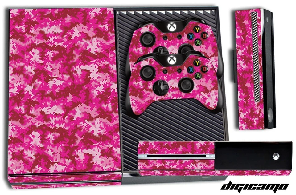 Designer Skin für Xbox One 1 Gaming Konsole + 2 Controller Aufkleber Digi Pk - Bild 1 von 1