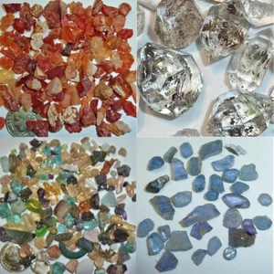 Natural Rough Parcels Opal Quartz Sapphire Garnet Iolite Sunstone Andalusite - Picture 1 of 15