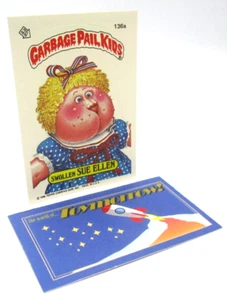GARBAGE PAIL KIDS GPK - Swollen Sue Ellen - Series 4 136a Topps 1986 Sticker - Bild 1 von 1