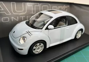 1:18 VW Volkswagen Beetle Vapor Blue AUTOart Contemporary - Picture 1 of 3