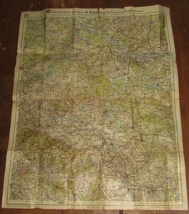 LANDKARTE RADFAHRERKARTE Gau 18 MAGDEBURG Deutscher Radfahrerbund um 1920 - Bild 1 von 8