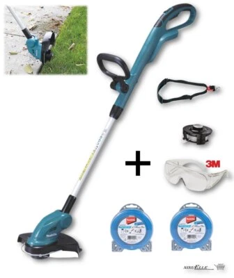 MAKITA Rasentrimmer mit Gurt, 2x Mähfaden, Schutzbrille,  DUR181Z ohne Akku - Bild 1 von 4
