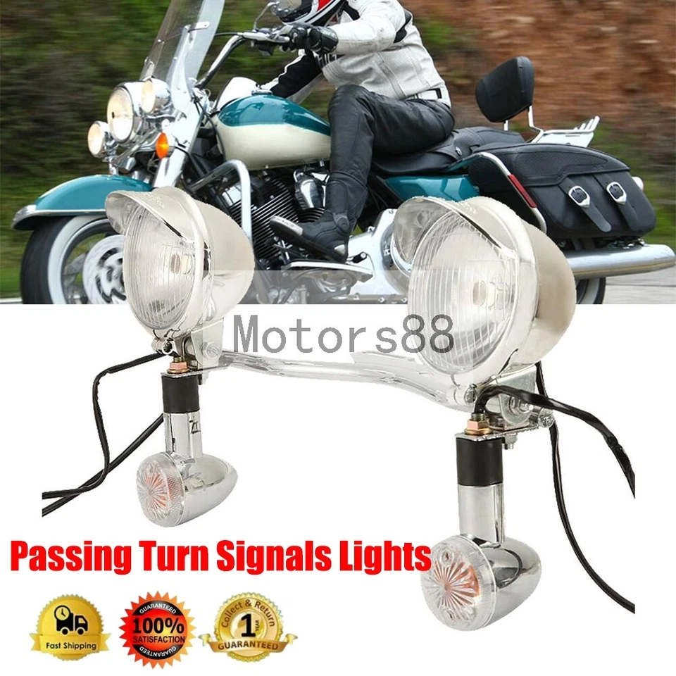 Barra de luz de punto de señal de giro de paso para Honda Shadow ACE Aero VT 750 1100 VLX 600 Foto 1 de 4
