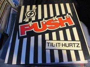 1984 THE PUSH BAND Til-It-Hurtz US Metal LP Jansco 408025 W/Lyric Insert NM/NM - Picture 1 of 4