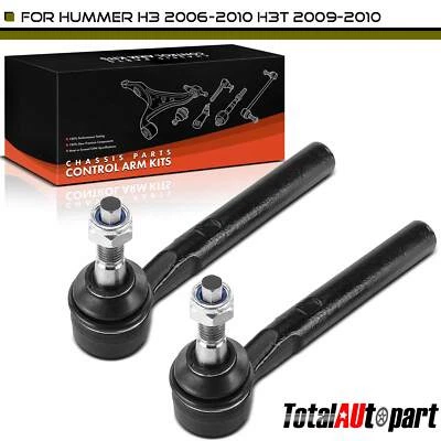 2x Tie Rod Ends for Hummer H3 2006-2010 H3T 2009-2010 Front Left & Right Outer - Image 1 of 4