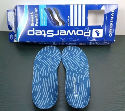 Powerstep - Original - Azul - (Hombre 3-3.5 /Mujer 5-5.5) - Nuevo/Caja abierta Foto 1 de 4