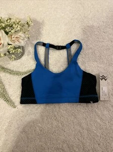 Motion by Coalition Sports Bra Size Small Workout Yoga Gym Blue - Picture 1 of 6