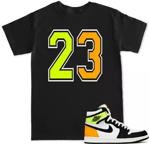 Camiseta dorada de 23 voltios a juego con Air Js RETRO 1 voltio oro OG zapatos - Imagen 1 de 3