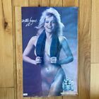 Vintage Everclear Purple Passion Pinup Swimsuit Model Sexy Poster Advertising