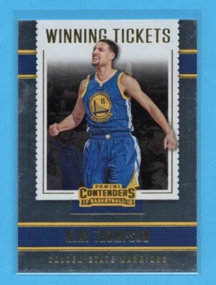 2017-18 Panini Contenders Klay Thompson #20 Winning Ticket - Image 1 of 2