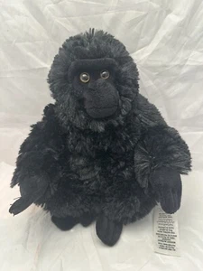 Walt Disney World Animal Kingdom Black Gorilla Stuffed Sitting Plush Toy 10" - Foto 1 di 4