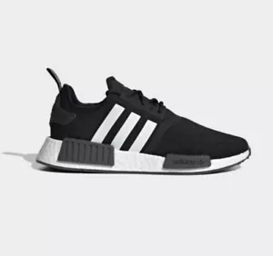 Neu Adidas NMD_R1 PrimeBlue Lauf Boost Strick Herren schwarz-weiß GRÖSSEN 11 Schuhe - Bild 1 von 17