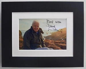 David Attenborough Signed Autograph 10x8 photo display Planet Earth TV COA AFTAL - Picture 1 of 6
