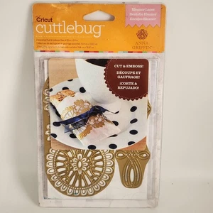 Cricut Cuttlebug A2 Taglio e Goffratura Die Confezione da 2 di Anna Griffin Eleanor Laces - Foto 1 di 3