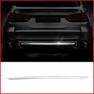 New For BMW X5 F15 2014-2017 Chrome Steel Rear Bumper Molding Strip Cover Trim - Picture 1 of 4