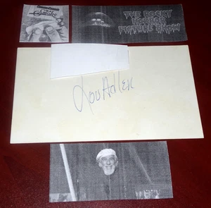 Lou Adler Autographed 3x5 Index Card Up In Smoke Rocky Horror Picture Show + - Picture 1 of 1