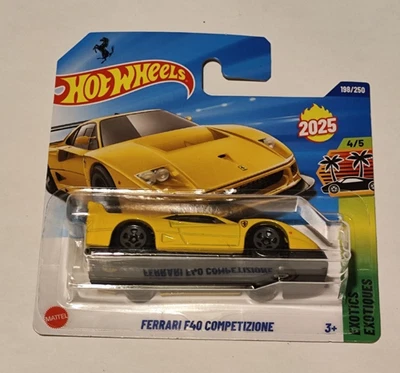 Hot Wheels 2025 Ferrari f 40 competizione JBB92  4/5 Exotics serie  Sigillata - Immagine 1 di 2