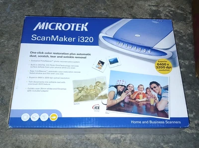 MICROTEK ScanMaker i320 CCD 48-Bit Color Desktop Flatbed Scanner - Image 1 of 4