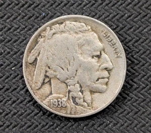 1938-D Buffalo Nickel XF+ Denver Mint - Imagen 1 de 2