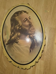 Jesus Plaster 1942 Mcconnell "Inspiration" 16 Nx10 - Picture 1 of 10