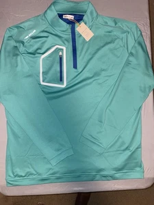 Peter Millar Herren XXL 2XL Ballard Neu mit Etikett Forge Performance 1/4 Reißverschluss Langarm - Bild 1 von 10